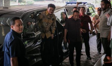 Mentan Syahrul Yasin Limpo Datang ke Polda Metro Jaya