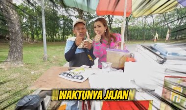 WAKTUNYA JAJAN: Rey Utami Dijajanin Mamang Pudin dengan 10 Juta Rupiah, Momen Haru di Balik Tenda Rujak!