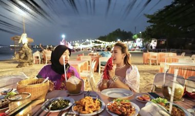 Rey Utami dan Mpok Citra Menikmati Seafood Terbaik di Bali dengan Biaya 7 Juta Rupiah!