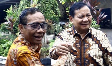 Prabowo Subianto Tak Sebut Nama Mahfud MD saat Puji Kinerja Menko Kabinet Jokowi