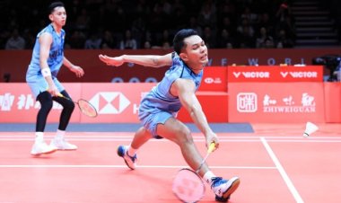Ganda Putra Indonesia, Fajar/Rian, Alami Kekalahan Dramatis di Semifinal BWF World Tour Finals 2023, Jonatan Christie Tinggal Harapan Tersisa