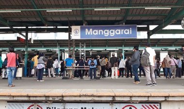 Perubahan Jalur Peron di Stasiun Manggarai Jakarta Akan Berlaku Selamanya