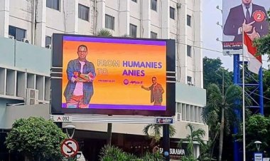 Videotron Anies Baswedan, Setelah Diturunkan di Jakarta-Bekasi, Muncul di Surabaya