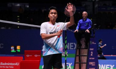 Anthony Ginting Mengakhiri Penantian 22 Tahun Tunggal Putra Indonesia di All England